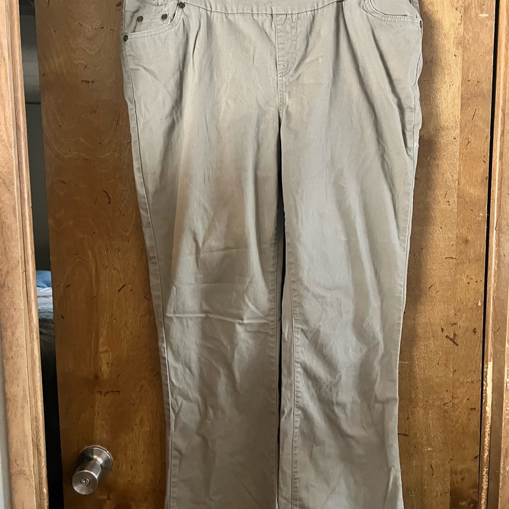 Woman Within Gray Chinos